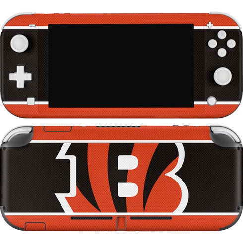 NFL Cincinnati Bengals Zone Block Nintendo Switch Lite Skin